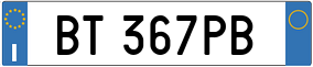 Truck License Plate
